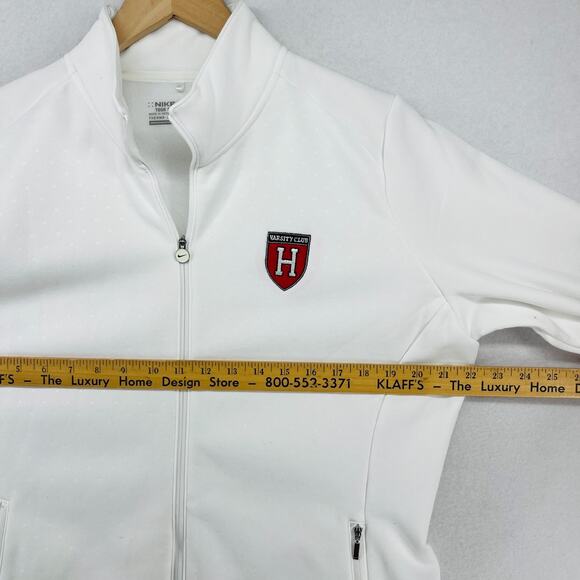 HARVARD Sweatshirt Mens XL VARSITY CLUB NIKE GOLF Crimson University MA White - Picture 14 of 16